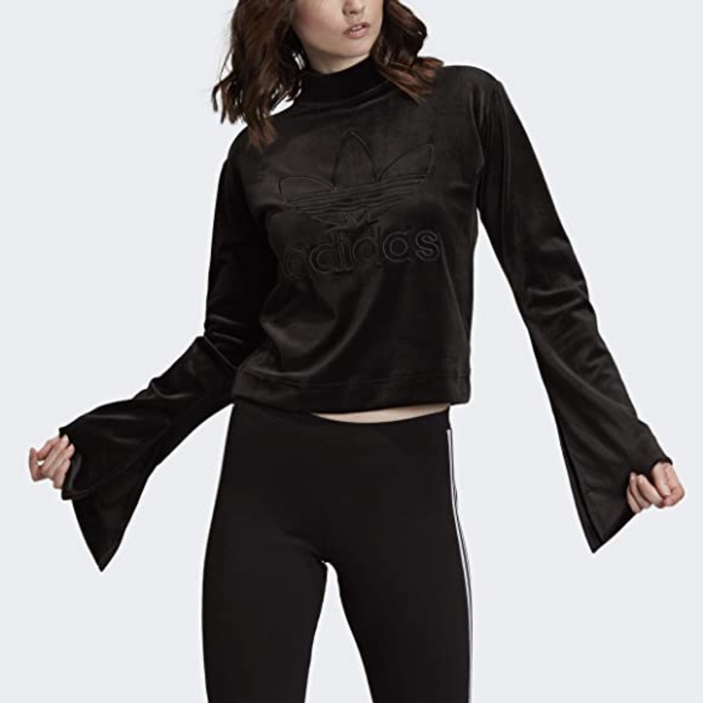 🔥NEW WITH TAGS Velvet adidas Bellista Sweater
